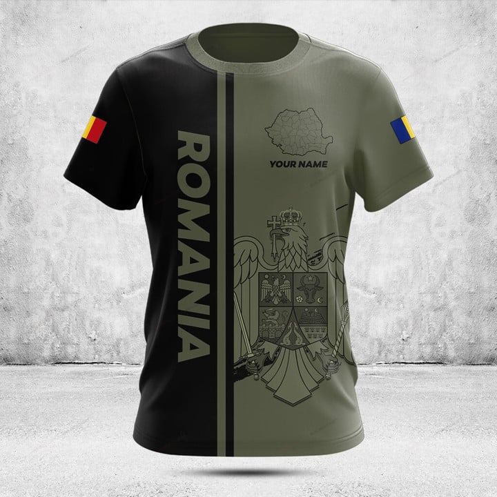 Street Fashion Magazine - Custom Name Summer Casual Romania Flag