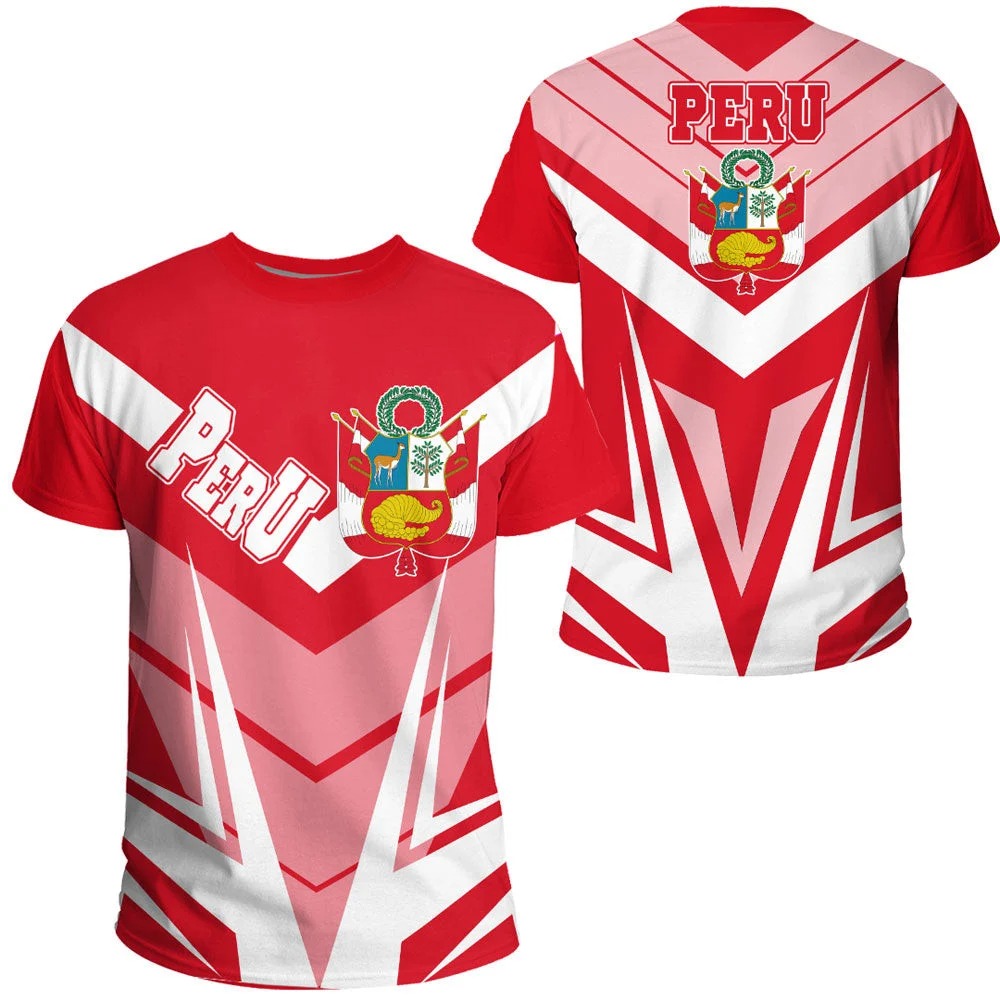 Street Fashion Magazine - Customized Summer Casual Peru Emblem Graphic