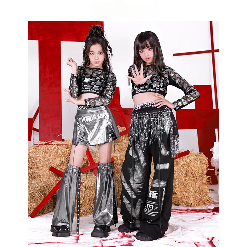 New Girls Kpop Jazz Dance Cost - Street Fashion Outfit Girl 评论和价格