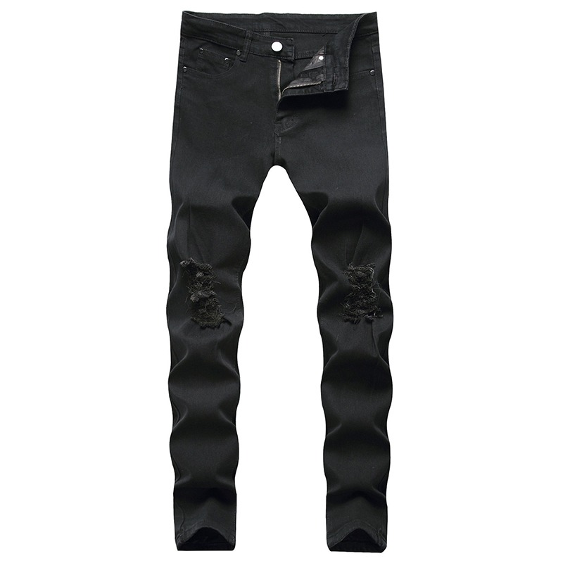 Skinny Stretch Ripped Jeans Me - Distressed Jean Rip 评论和价格