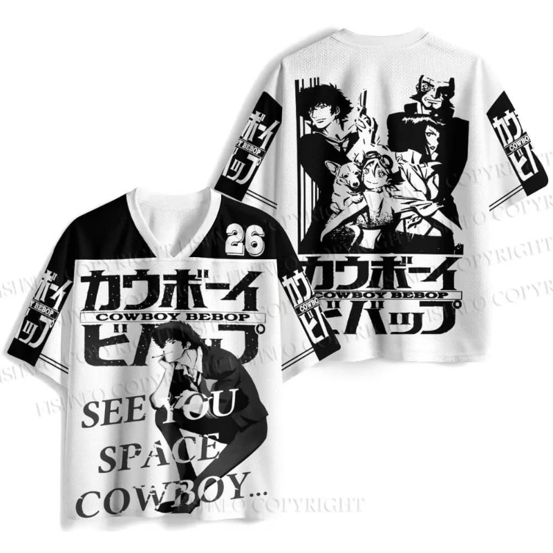 Anime Cowboy Bebop 3D Print T- - Street Fashion Magazine 评论和价格