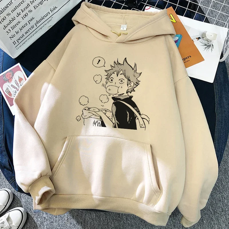 90s Japanese Anime Haikyuu Hoo - Graphic Hoodie Streetwear 评论和价格
