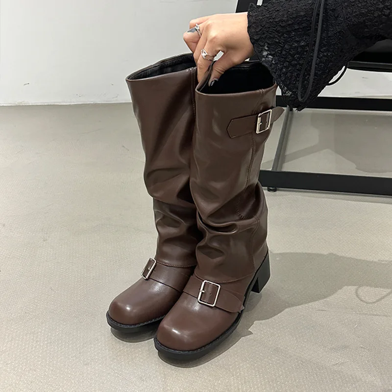 Woman Boots Knee High Platform - Street Fashion Trends 2025 评论和价格