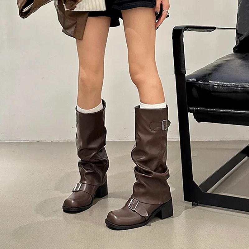 Woman Boots Knee High Platform - Street Fashion Trends 2025 评论和价格