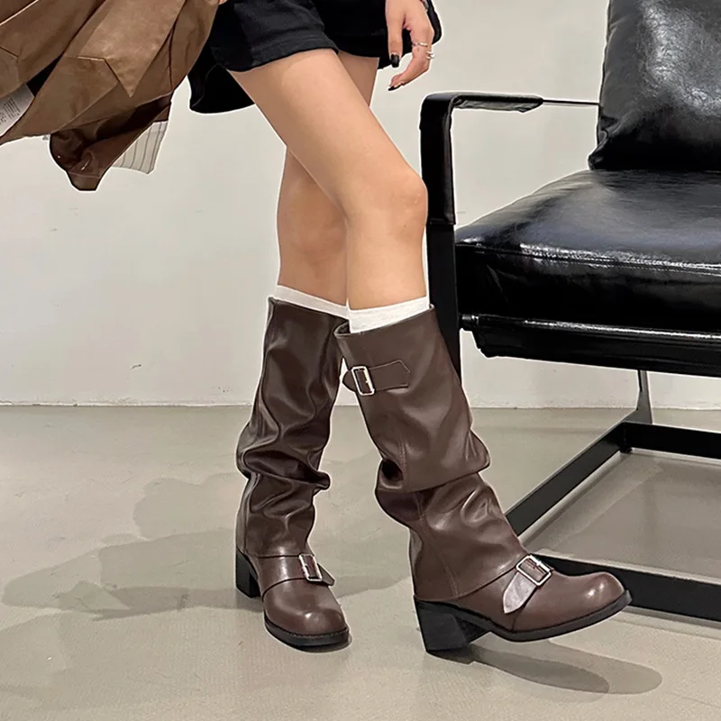 Woman Boots Knee High Platform - Street Fashion Trends 2025 评论和价格