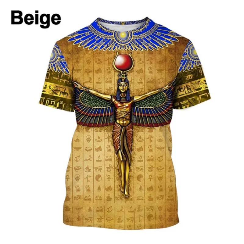 3D Printed Pharaoh Anubis T-Sh - Street Fashion Egypt 评论和价格