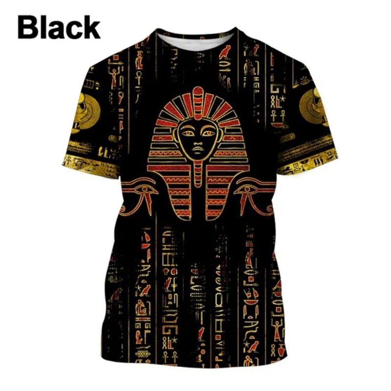 3D Printed Pharaoh Anubis T-Sh - Street Fashion Egypt 评论和价格