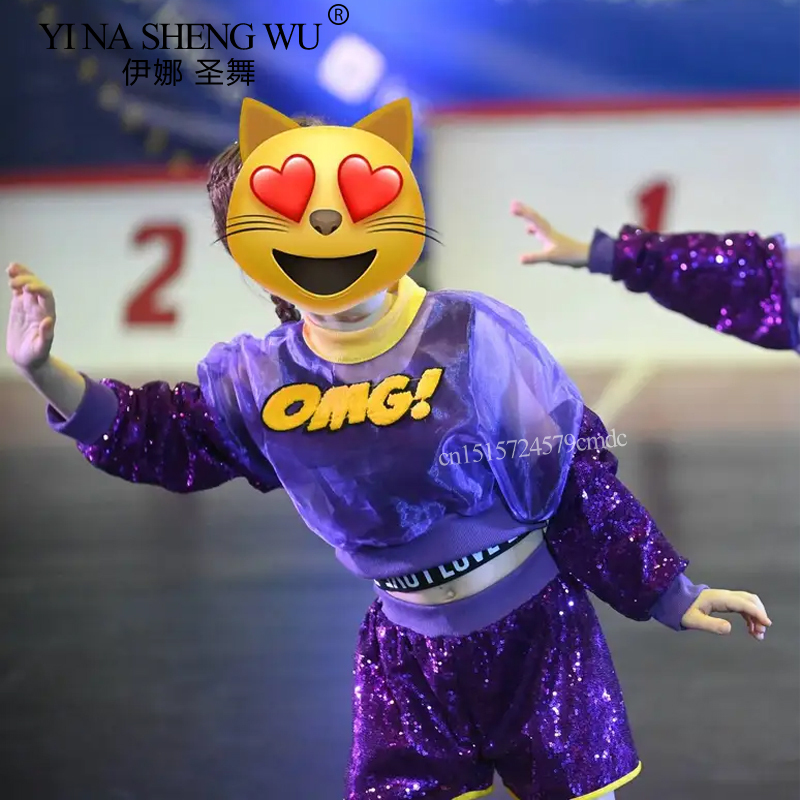 Girl's Jazz Dance Costume Chil - Street Fashion Outfit Girl 评论和价格