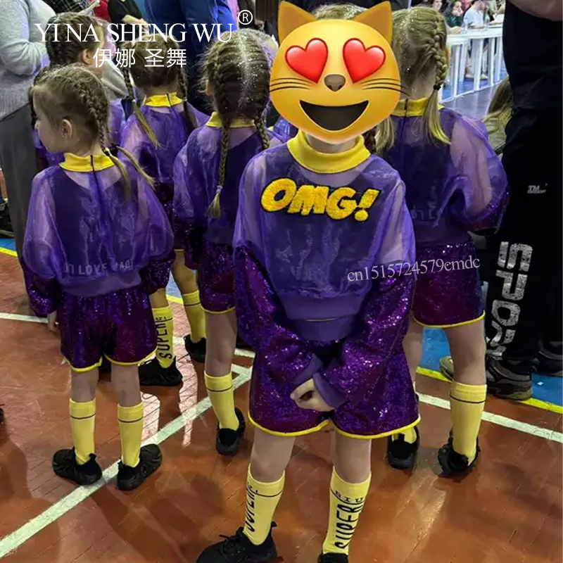 Girl's Jazz Dance Costume Chil - Street Fashion Outfit Girl 评论和价格