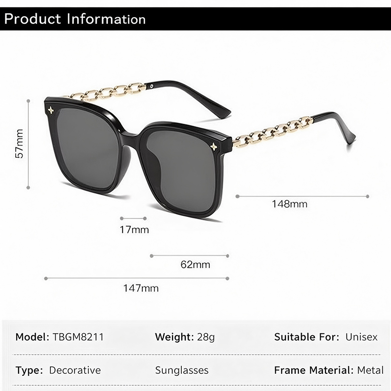 Women's Square Sunglasses, Tre - Street Fashion Shoot 评论和价格