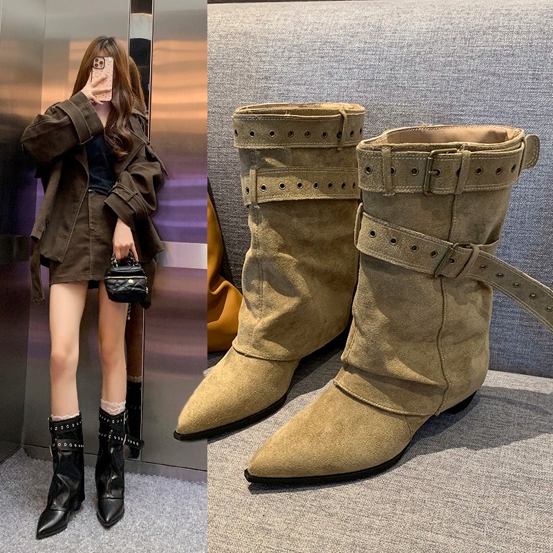 2025 Pointed Toe Women's Winte - Street Fashion Trends 2025 评论和价格