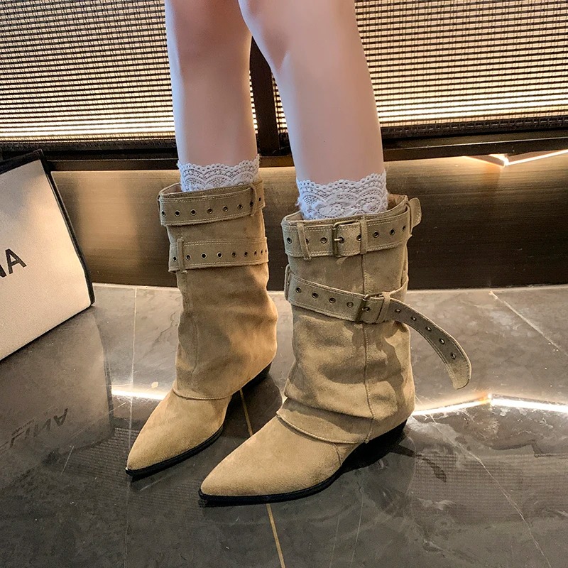 2025 Pointed Toe Women's Winte - Street Fashion Trends 2025 评论和价格