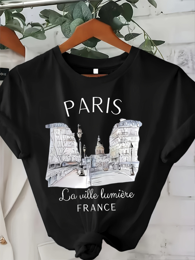 2026 New Women's Paris Print C - Street Fashion Trends 2025 评论和价格