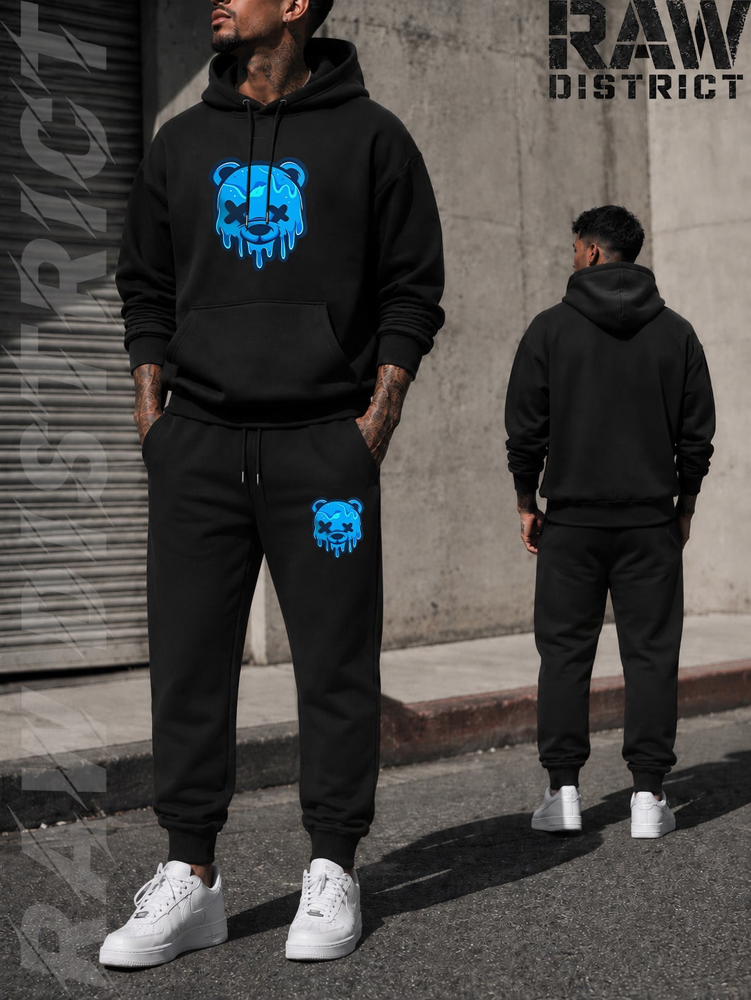 Men's Hoodie And Sweatpants Se - Graphic Hoodie Streetwear 评论和价格