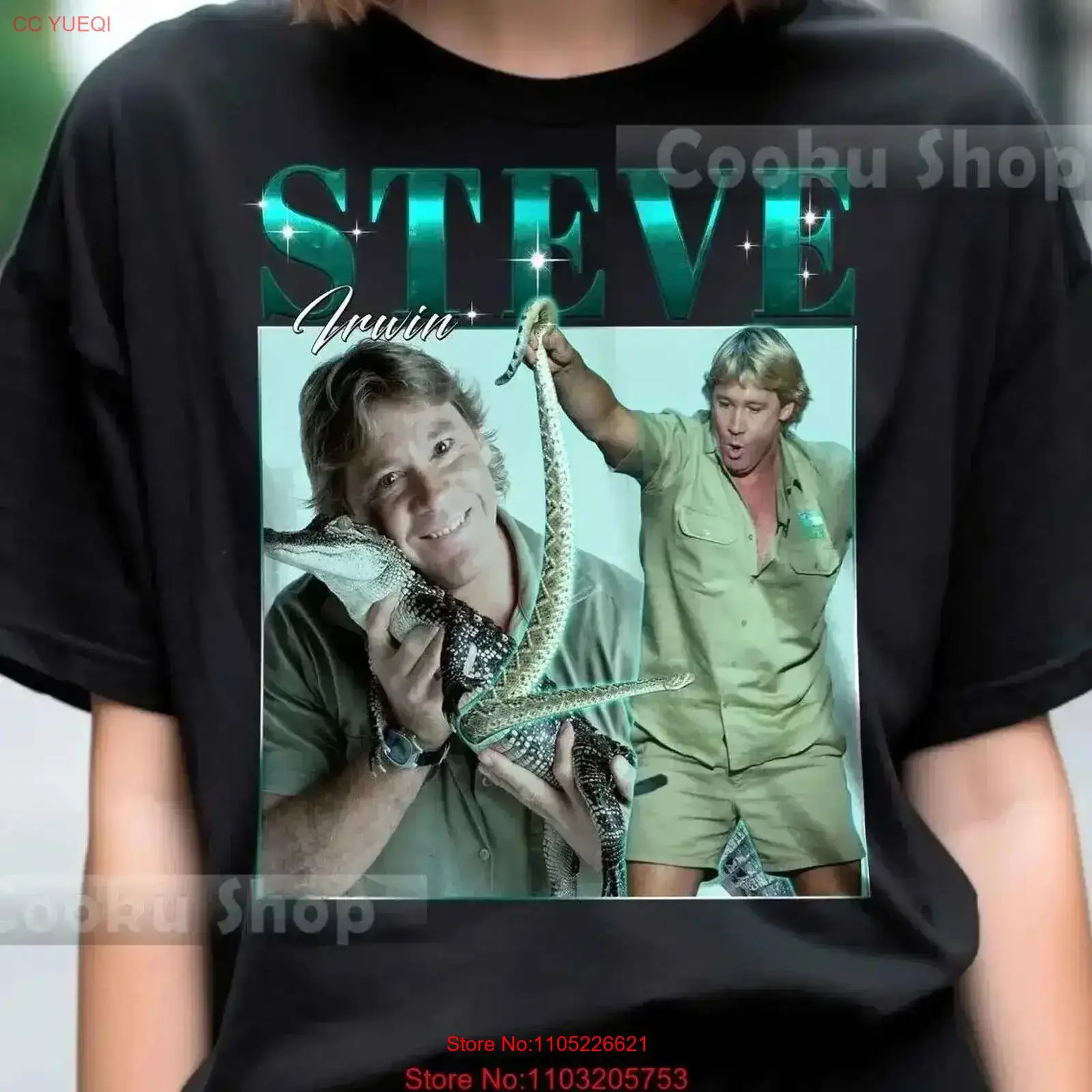 Retro Steve Irwin T Shirt hood - Graphic Hoodie Streetwear 评论和价格