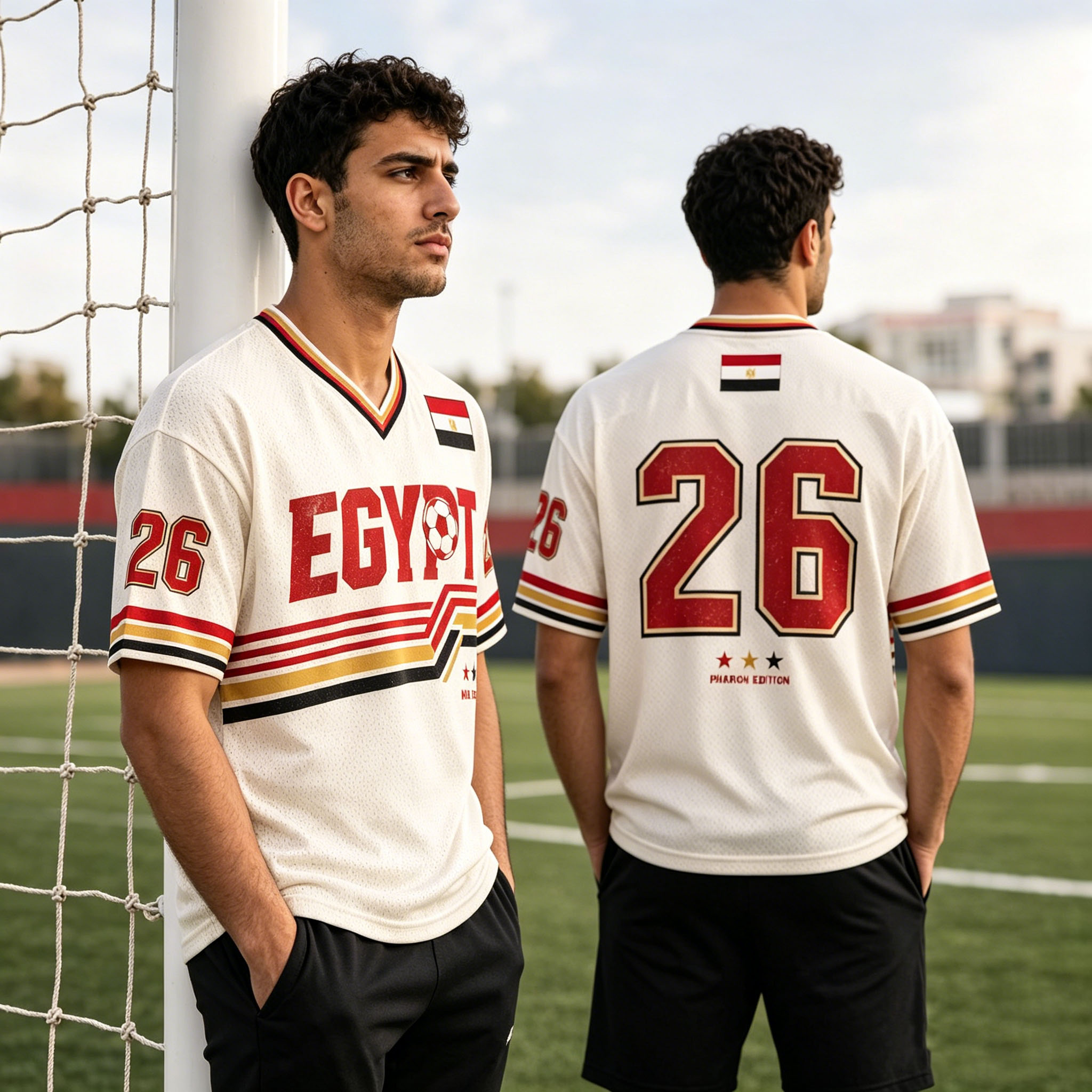 2026 Egypt jersey retro V-neck - Street Fashion Egypt 评论和价格
