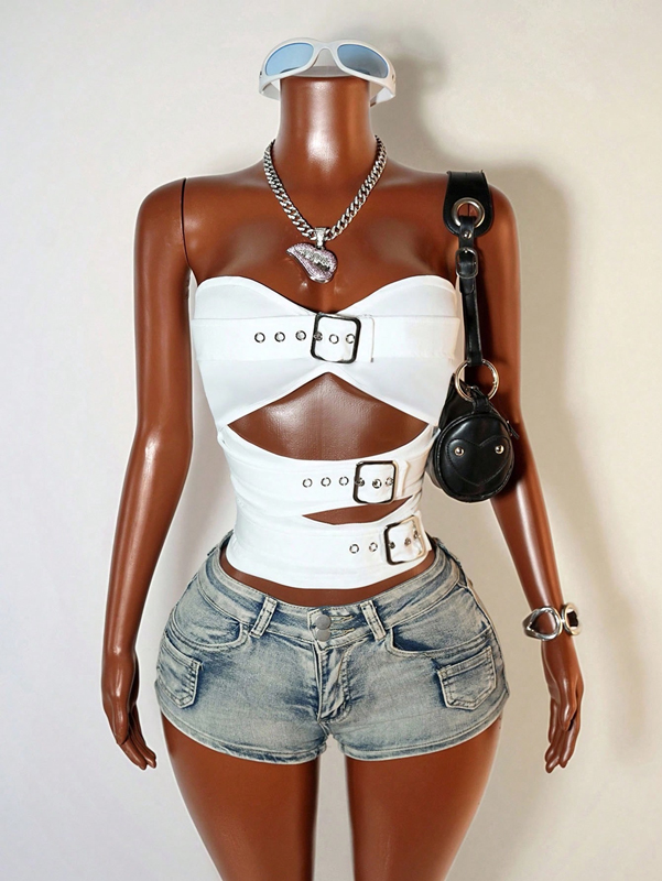 Hot Girl Y2k Woman Tops Summer - Street Fashion Outfit Girl 评论和价格